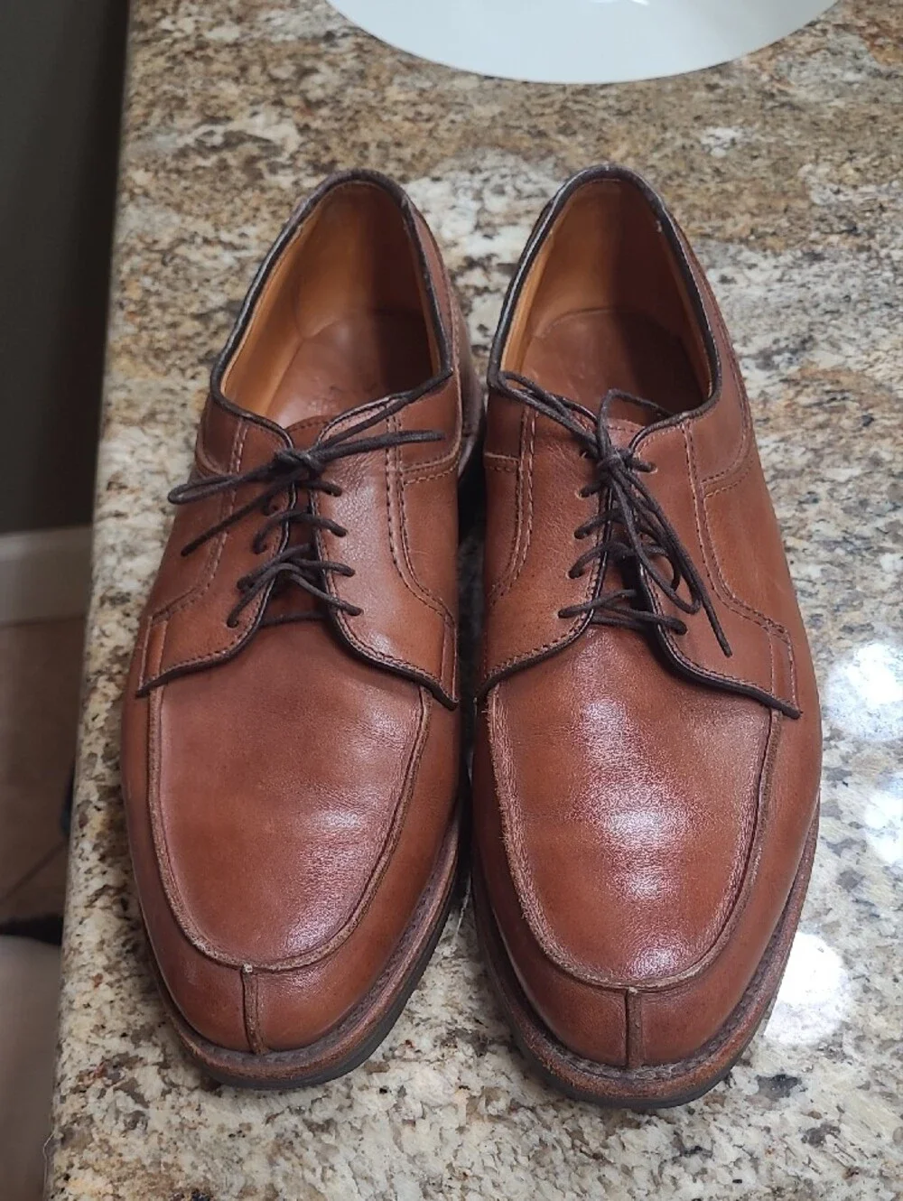Allen Edmonds Brown Leather Men’s Derby Shoes